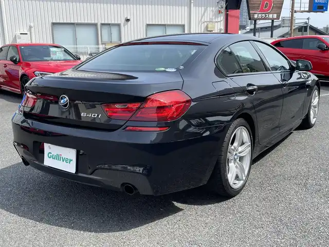 ＢＭＷ ６４０ｉ グランクーペ 神奈川県 2015(平27)年 2.9万km サファイアブラックP サンルーフ/黒革シート/Mスポーツ/純正HDDナビ・地デジTV/純正CD/DVD/MSV/USB/BT再生/バックモニター/ミラーETC/インテリジェントセーフティ/レーダークルーズコントロール/衝突警告/車線逸脱警告/コーナーセンサー/純正19インチAW/LEDライト/LEDフォグ/パドルシフト/アイドリングストップ/プッシュスタート/スマートキー×2/H28/29/30/R1/2/3/4年ディーラー整備記録/保証書・取説あり
