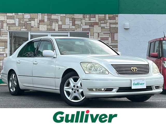 トヨタ セルシオ Cタイプ 徳島県 2003(平15)年 15.2万km シルキーホワイトパールクリスタルシャイン C仕様/サンルーフ/本革シート/クルーズコントロール/純正ナビ/（ワンセグTV/CD/HDD）/バックカメラ/パワーシート（D+N席）/D席メモリアルシート/シートヒーター（D+N席）/シートベンチレーション（D+N席）/電動サンシェード/HIDヘッドライト/フォグライト/ETC/純正17AW/純正フロアマット/リモコンキー