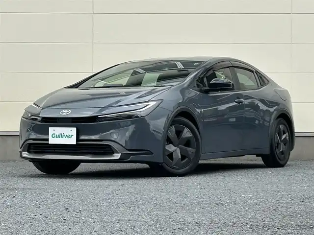 トヨタ プリウス U 茨城県 2023(令5)年 3.4万km グレー 純正ナビ/フルセグTV/Bluetooth接続/全方位カメラ/前後ドライブレコーダー/レーダークルーズコントロール/ビルトインETC/100V充電/LEDヘッドライト/BSM/セカンダリーコリジョンブレーキ/後方接近警報