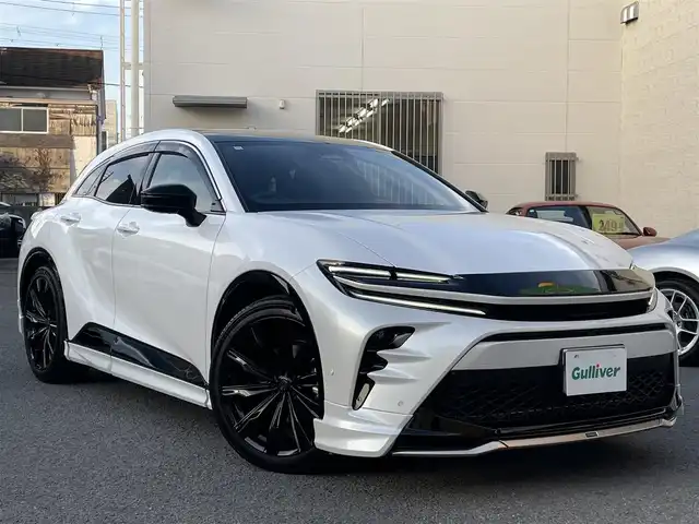 トヨタ クラウン スポーツ Z 和歌山県 2024(令6)年 0.9万km プレシャスホワイトパール モデリスタエアロ/純正メーカーナビ・フルセグTV・USB/　Bluetooth/全方位カメラ/レーダークルーズコントロール/LTA/BSM/RCTA/パノラマガラスルーフ/デジタルインナーミラー/パワーバックドア/クリアランスソナー/前席パワーシート・シートヒーター・エアシート/おくだけ充電/LEDヘッドライト/1/2列目Cタイプ充電ソケット/サイドミラーヒーター/フロントガラス熱線/ヘッドライトウォッシャー/スマートキー/スペアキー
