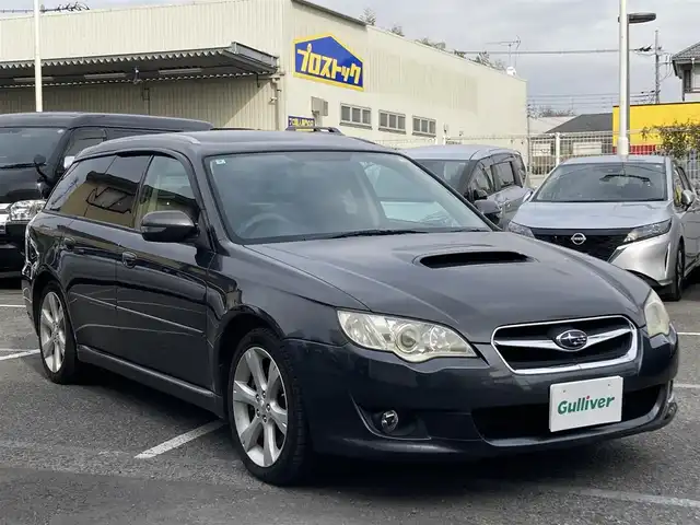 スバル レガシィ ツーリングワゴン 2．0GT 千葉県 2006(平18)年 9.3万km ダイヤモンドグレーメタリック 社外ナビ/（フルセグ/BT/DVD/SD）/バックカメラ/ETC/前後ドライブレコーダー/STI　Genomeマフラー/HIDヘッドライト/ルーフレール/パドルシフト/モモステ/キーレスリモコン/トノカバー/純正フロアマット