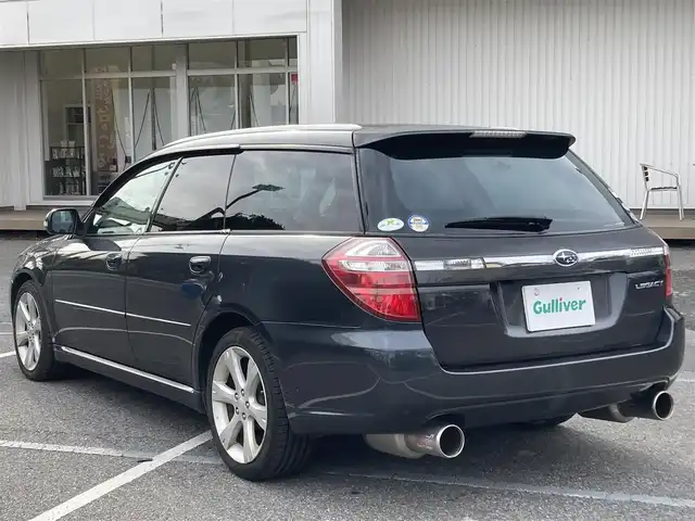 スバル レガシィ ツーリングワゴン 2．0GT 千葉県 2006(平18)年 9.3万km ダイヤモンドグレーメタリック 社外ナビ/（フルセグ/BT/DVD/SD）/バックカメラ/ETC/前後ドライブレコーダー/STI　Genomeマフラー/HIDヘッドライト/ルーフレール/パドルシフト/モモステ/キーレスリモコン/トノカバー/純正フロアマット