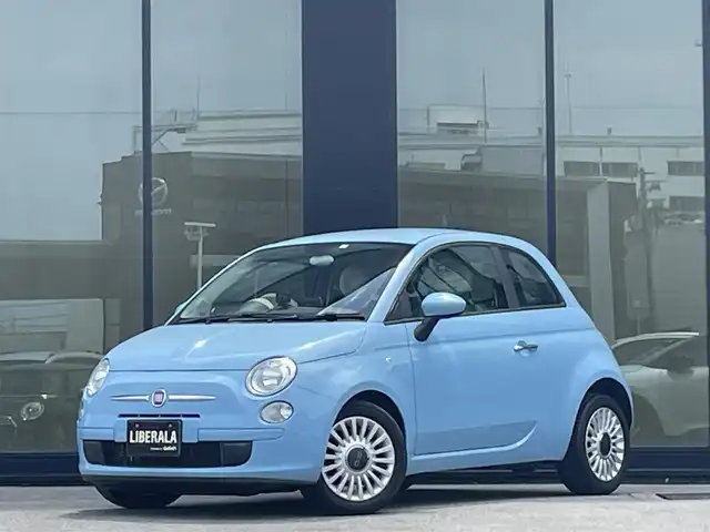 フィアット ５００ ツインエア ポップ 石川県 2015(平27)年 5.9万km 青 社外ポータブルナビ/バックカメラ/純正オーディオ/CD/アンチスリップレギュレーション/純正15incAW/純正ETC/フォグランプ(前後)/アイドリングストップ/HIDヘッドライト/ヘッドライトレベライザー/ドライブレコーダー(前後)