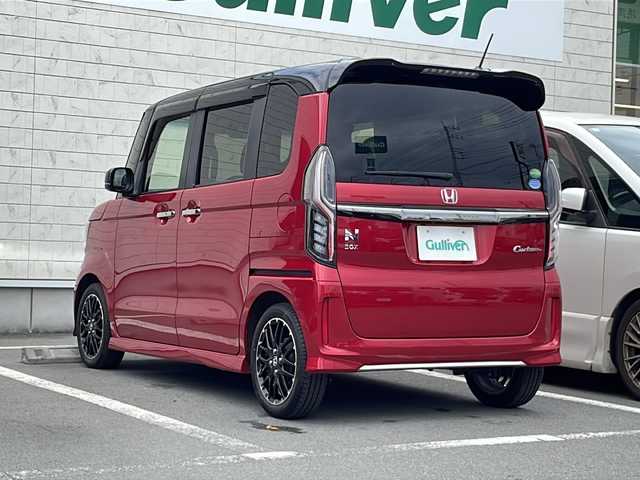 ホンダ Ｎ ＢＯＸ カスタム L ターボ 静岡県 2021(令3)年 3万km プレミアムクリスタルレッドM /純正ナビ/地デジTV//純正CD/DVD/Bluetooth//バックカメラ//両側パワースライドドア//黒革シート//シートヒーター//コーナーセンサー//ホンダセンシング//レーダークルーズコントロール//純正15インチAW//LEDヘッドライト//スマートキー//2.0ETC