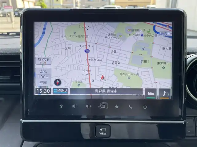 スズキ スペーシア ギア HYBRID XZ 青森県 2023(令5)年 0.9万km オフブルーメタリック/ガンメタリック2トーンルーフ AIS評価4.5点/ハイブリット/ワンオーナー/フォグランプ/ルーフレール/両側パワースライド/純正ナビ/・フルセグTV/・AM/FM/CD/DVD/BT/USB/全方位モニター/コーナーセンサー/ベンチシート/シートヒーター/純正14AW/純正フロアマット/アイドリングストップ/クルーズコントロール/パーキングアシスト/レーンキープアシスト/衝突軽減システム/横滑り防止機能/ドアバイザー/スペアキー/保証書/取扱説明書