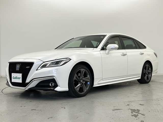 トヨタ クラウン ハイブリッド RS リミテッド 宮城県 2020(令2)年 7.8万km ホワイトパールクリスタルシャイン 禁煙車/トヨタセーフティセンス/・プリクラッシュセーフティ/・レーントレーシングアシスト/・レーダークルーズコントロール/・オートハイビームアシスト/・ブラインドスポットモニター/・リアクロストラフィックアラート/・クリアランスソナー/黒本革シート/・前席パワーシート/・前席シートヒーター/エアシート/純正ナビ/・CD.DVD.BT.USB/フルセグTV/バックカメラ/ビルトインETC2.0/社外ドライブレコーダー/LEDヘッドライト/LEDフォグランプ/ステアリングヒーター/ステアリングスイッチ/プッシュスタート/スマートキー/電動パーキングブレーキ/オートホールド機能/純正18インチアルミホイール/純正フロアマット