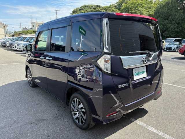 トヨタ ルーミー カスタムG 大阪府 2023(令5)年 2.6万km クールバイオレットクリスタルシャイン 純正ナビ/全方位カメラ/スマートアシスト/両側パワースライドドア/レーダークルーズコントロール/シートヒーター/LEDヘッドライト/ステアリングスイッチ/純正アルミホイール/ビルトインETC/プッシュスタート/スマートキー×2