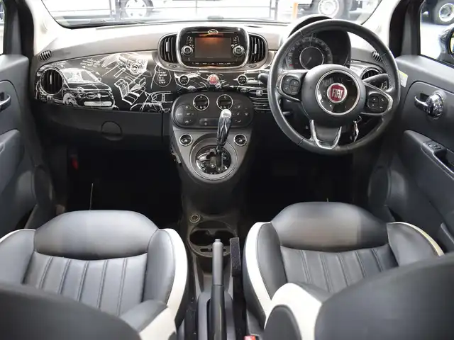 フィアット ５００ ジェニオ 神奈川県 2016(平28)年 2.7万km GRIGIO QUARZO ガラスサンルーフ/レザーシート/Bluetooth/AUX/USB/前後ドライブレコーダー/HIDライト/フォグランプ/リヤコーナーセンサー