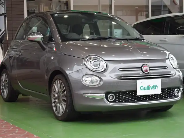 フィアット ５００ ジェニオ 神奈川県 2016(平28)年 2.7万km GRIGIO QUARZO ガラスサンルーフ/レザーシート/Bluetooth/AUX/USB/前後ドライブレコーダー/HIDライト/フォグランプ/リヤコーナーセンサー