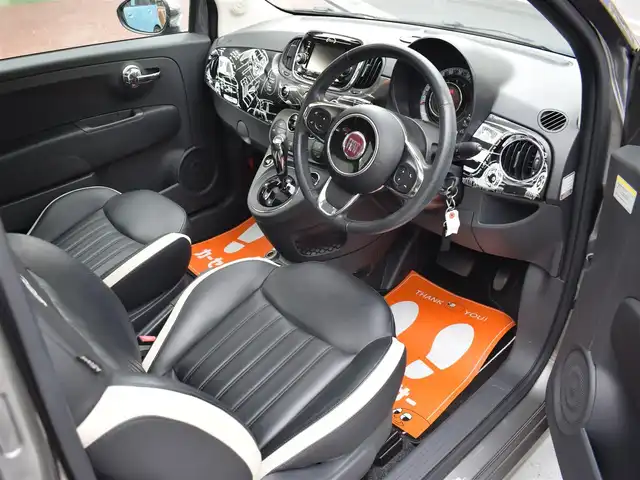 フィアット ５００ ジェニオ 神奈川県 2016(平28)年 2.7万km GRIGIO QUARZO ガラスサンルーフ/レザーシート/Bluetooth/AUX/USB/前後ドライブレコーダー/HIDライト/フォグランプ/リヤコーナーセンサー