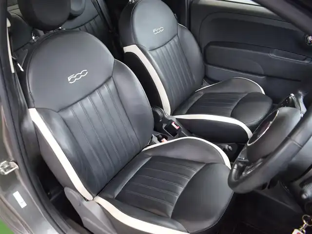 フィアット ５００ ジェニオ 神奈川県 2016(平28)年 2.7万km GRIGIO QUARZO ガラスサンルーフ/レザーシート/Bluetooth/AUX/USB/前後ドライブレコーダー/HIDライト/フォグランプ/リヤコーナーセンサー