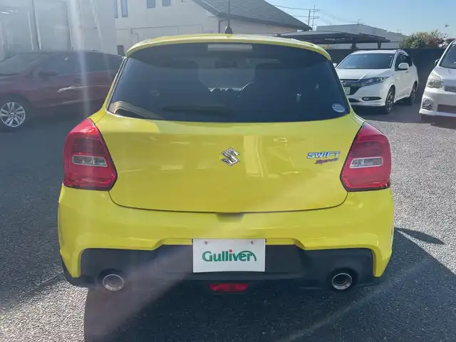 スズキ スイフト スポーツ セーフティPKG 茨城県 2018(平30)年 10.8万km チャンピオンイエロー ワンオーナー/ディーラーオプション8インチSDナビ（CD/DVD/BT/フルセグTV）/ビルトインETC/ステアリングスイッチ/プッシュスタート/レーダークルーズコントロール/車線逸脱/衝突軽減ブレーキ/純正ドアバイザー/純正フロアマット