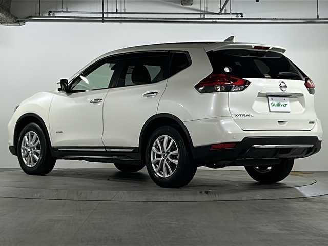 日産 エクストレイル ハイブリッド 20Xi 広島県 2019(令1)年 4.1万km ブリリアントホワイトパール 禁煙車/エマージェンシーブレーキ/車線逸脱警報/BSW/プロパイロット/純正８型ナビ（MM518D-L）/・フルセグ/CD/DVD/Blu-ray/Bluetooth/USB/MSV/アラウンドビューモニター/インテリジェントルームミラー/革巻きステアリング/ステアリングスイッチ/オートライト/カプロンシート/LEDヘッドライト/フォグランプ/ETC/ドライブレコーダー（DJ4-D）/純正ドアバイザー/純正フロアマット