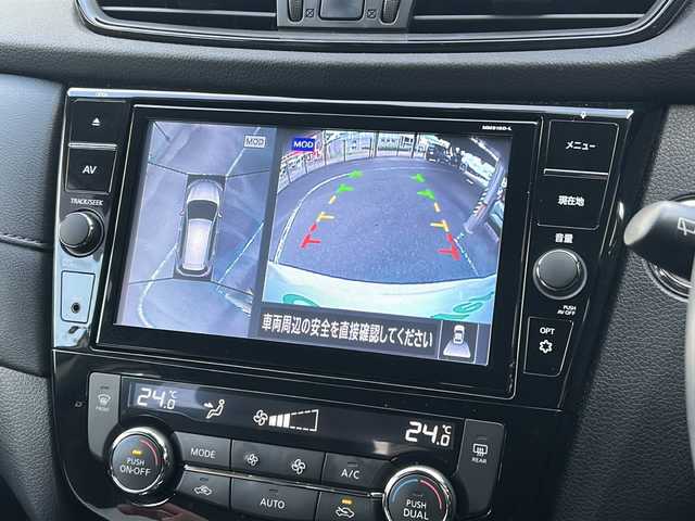 日産 エクストレイル ハイブリッド 20Xi 広島県 2019(令1)年 4.1万km ブリリアントホワイトパール 禁煙車/エマージェンシーブレーキ/車線逸脱警報/BSW/プロパイロット/純正８型ナビ（MM518D-L）/・フルセグ/CD/DVD/Blu-ray/Bluetooth/USB/MSV/アラウンドビューモニター/インテリジェントルームミラー/革巻きステアリング/ステアリングスイッチ/オートライト/カプロンシート/LEDヘッドライト/フォグランプ/ETC/ドライブレコーダー（DJ4-D）/純正ドアバイザー/純正フロアマット