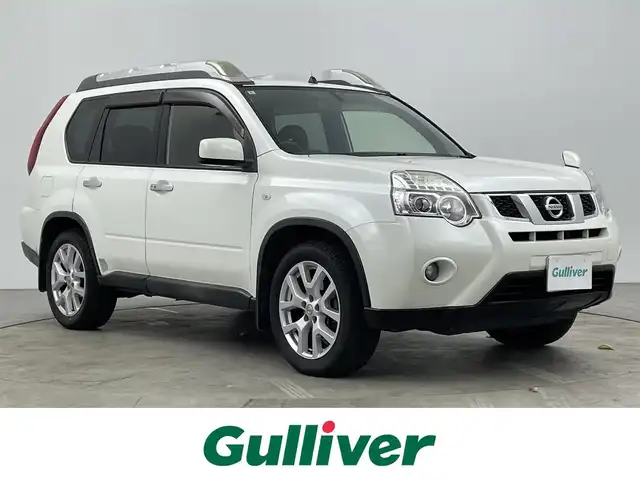 日産 エクストレイル 20Xt 大分県 2012(平24)年 6.9万km ブリリアントホワイトパール パートタイム４WD/純正ナビ/（フルセグ/Bluetooth/CD/DVD)/バックカメラ/ダウンヒルアシスト/カプロンシート/シートヒーター/ビルトインETC/オートライト/純正アルミホイール/電動格納ミラー