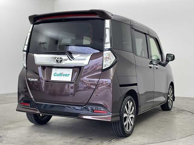 トヨタ タンク カスタムG－T 兵庫県 2018(平30)年 5.7万km プラムブラウンパールクリスタルシャイン ・純正9型ナビ/CD/DVD/TV/BT/SD/・バックカメラ/・ビルトインETC/・両側パワースライドドア /・クルーズコントロール/・スマートアシスト/・LEDオートヘッドライト/・LEDフォグランプ/・純正15インチアルミホイール/・フォグライト /・アイドリングストップ/・横滑り防止装置/・スマートキー