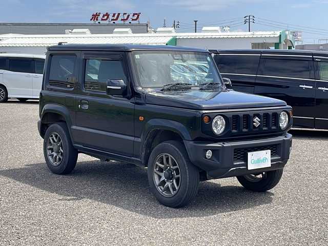 スズキ ジムニー XC 新潟県 2019(平31)年 5.3万km ブルーイッシュブラックパール3 4WD/純正メモリナビ(KXM-E503W)/CD/DVD/BT/フルセグテレビ/ETC/ドライブレコーダー/衝突被害軽減ブレーキ/レーンキープアシスト/クルーズコントロール/シートヒーター /スマートキー/プッシュスタート/LEDヘッドライト/オートライト/フォグランプ/純正16インチアルミホイール