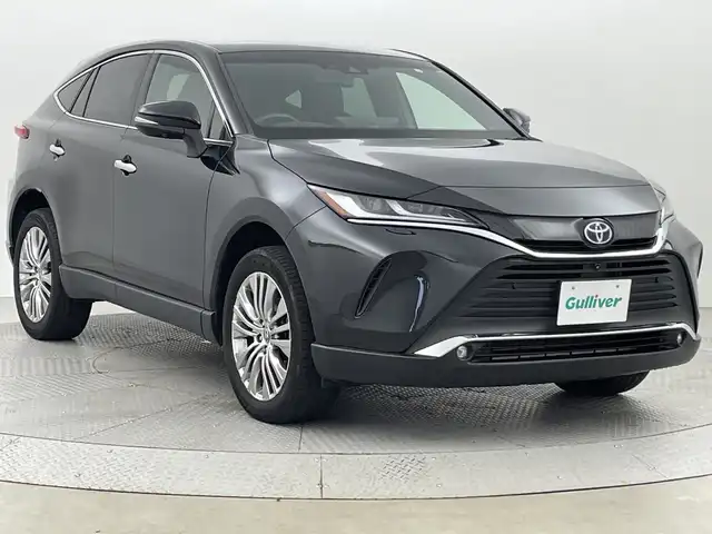 トヨタ ハリアー ハイブリッド Z 新潟県 2022(令4)年 4.6万km プレシャスブラックパール プッシュスタート/スマートキー/スペアキー1本/JBL　/ディスプレイオーディオ/全周囲カメラ/フルセグ/AUX/ハーフレザーシート/パワーシート　D席/純正アルミ19インチ/コーナーセンサー/衝突軽減システム/レーンキープアシスト/レーダークルーズ