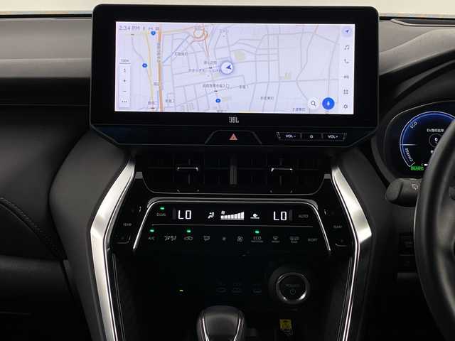トヨタ ハリアー ハイブリッド Z 新潟県 2022(令4)年 4.6万km プレシャスブラックパール プッシュスタート/スマートキー/スペアキー1本/JBL　/ディスプレイオーディオ/全周囲カメラ/フルセグ/AUX/ハーフレザーシート/パワーシート　D席/純正アルミ19インチ/コーナーセンサー/衝突軽減システム/レーンキープアシスト/レーダークルーズ