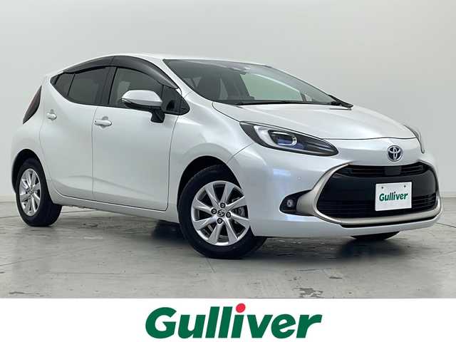 トヨタ アクア Z 宮城県 2023(令5)年 3.6万km プラチナホワイトパールマイカ 禁煙車/トヨタセーフティセンス/・プリクラッシュセーフティ/・レーントレーシングアシスト/・レーダークルーズコントロール/・オートハイビームアシスト/・クリアランスソナー/純正10.5インチディスプレイオーディオ/・USB.BT.Miracast/フルセグTV/バックカメラ/ビルトインETC/LEDヘッドライト/LEDフォグランプ/アイドリングストップ/横滑り防止装置/AC100V充電/ステアリングスイッチ/プッシュスタート/スマートキー/純正15インチアルミホイール/純正フロアマット