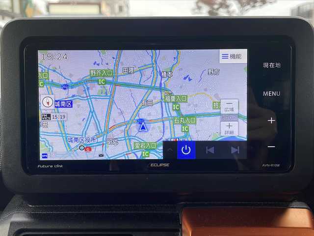 ダイハツ タフト G ターボ 福岡県 2021(令3)年 5.2万km レイクブルーメタリック 社外ナビ/（AM/FM/CD/DVD/SD/USB/Bluetooth/フルセグTV）/横滑り防止/シートヒータ（運転席/助手席）/サンルーフ/純正フロアマット/衝突軽減ブレーキ/アイドリングストップ/パーキングアシスト/オートホールド/クルーズコントロール追従あり/ハンズフリー/オートライト/電格ミラー/フォグランプ/純正アルミホイール/ドライブレコーダー前/保証書/取扱説明書/プッシュスタート/スペアキー×１