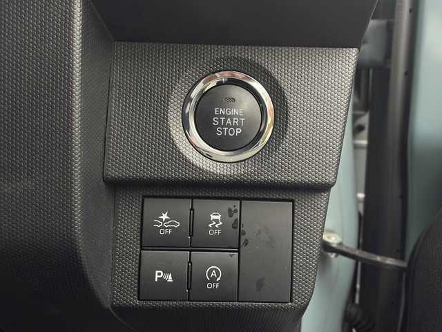 ダイハツ タフト G ターボ 福岡県 2021(令3)年 5.2万km レイクブルーメタリック 社外ナビ/（AM/FM/CD/DVD/SD/USB/Bluetooth/フルセグTV）/横滑り防止/シートヒータ（運転席/助手席）/サンルーフ/純正フロアマット/衝突軽減ブレーキ/アイドリングストップ/パーキングアシスト/オートホールド/クルーズコントロール追従あり/ハンズフリー/オートライト/電格ミラー/フォグランプ/純正アルミホイール/ドライブレコーダー前/保証書/取扱説明書/プッシュスタート/スペアキー×１