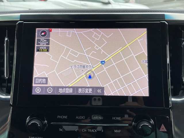 トヨタ アルファード S Cパッケージ 静岡県 2020(令2)年 4.2万km ブラック ●純正メーカーナビ/（フルセグ/CD/DVD/USB/AppleCarPlay/Bluetooth）/●フリップダウンモニター/●衝突軽減システム/●レーダークルーズコントロール/●レーンキープアシスト/●ブラインドスポットモニター/●バックカメラ/●コーナーセンサー/●デジタルインナーミラー/●前方ドライブレコーダー/●ビルトインETC/●ステアリングヒーター/●Ｄ＋Ｎ席エアシート/シートヒーター/●全席パワーシート/●サンルーフ/●オットマン/●電動リアゲート/●電動パーキングブレーキ/●オートブレーキホールド/●ＬＥＤ/●オートマチックハイビーム/●フォグランプ/●ドアバイザー/●電動格納ウィンカーミラー/●ステアリングスイッチ/●ISOFIX/●純正18インチアルミホイール/●ダブル＋サイド＋カーテン＋ARS＋ABS