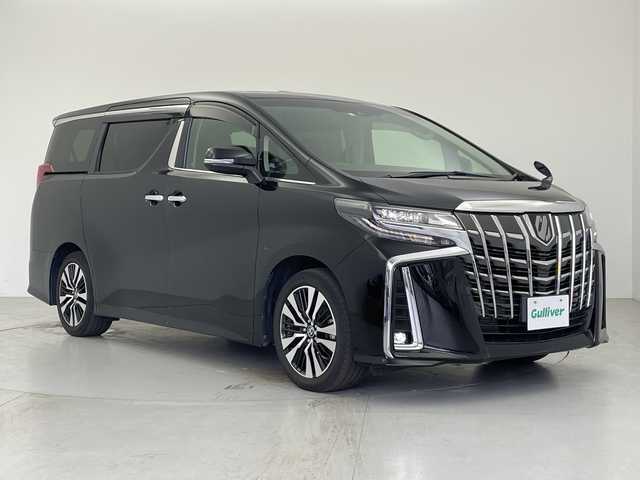トヨタ アルファード S Cパッケージ 愛知県 2020(令2)年 4.2万km ブラック ●純正メーカーナビ/（フルセグ/CD/DVD/USB/AppleCarPlay/Bluetooth）/●フリップダウンモニター/●衝突軽減システム/●レーダークルーズコントロール/●レーンキープアシスト/●ブラインドスポットモニター/●バックカメラ/●コーナーセンサー/●デジタルインナーミラー/●前方ドライブレコーダー/●ビルトインETC/●ステアリングヒーター/●Ｄ＋Ｎ席エアシート/シートヒーター/●全席パワーシート/●サンルーフ/●オットマン/●電動リアゲート/●電動パーキングブレーキ/●オートブレーキホールド/●ＬＥＤ/●オートマチックハイビーム/●フォグランプ/●ドアバイザー/●電動格納ウィンカーミラー/●ステアリングスイッチ/●ISOFIX/●純正18インチアルミホイール/●ダブル＋サイド＋カーテン＋ARS＋ABS