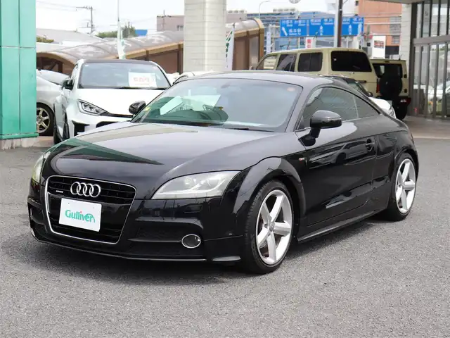アウディ ＴＴクーペ 2．0 TFSI クワトロ 神奈川県 2012(平24)年 5.4万km 黒 後期モデル/クワトロ4WD/Sラインパッケージ/Sライン専用内装/19インチアルミホイール/可変リアスポイラー/Sライン専用ハーフレザースポーツシート/パワーシート/LEDポジションヘッドライト/純正フロアマット/ーーーーーーーーーーーーーーーーーーーーーー/保証書/取扱説明書/スペアスマートキー/記録簿（H.29.R.1.3.