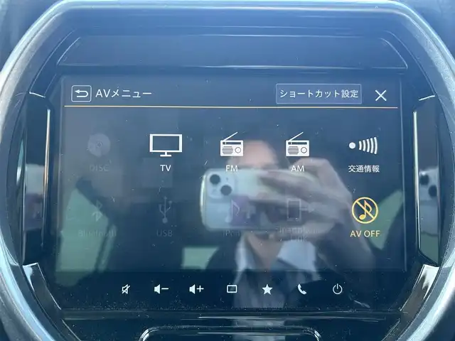 スズキ ハスラー Jスタイル ターボ 静岡県 2021(令3)年 1.3万km オフブルーメタリック/ガンメタリック2トーンルーフ 9インチメーカーナビ/・フルセグTV/・Bluetooth接続/・DVD再生/・USB入力端子/・AppleCarPlay/・AndroidAuto/全方位カメラ/SUZUKI Safety Support/・デュアルカメラブレーキサポート/・後退時ブレーキサポート/・誤発進抑制機能/・後方誤発進抑制機能/・車線逸脱抑制機能/・車線逸脱警報機能/・ふらつき警報機能/・標識認識機能/・ACC（アダプティブクルーズコントロール）/・先行車発進お知らせ機能/プッシュスタート/スマートキー/スペアキー×１/前席シートヒーター/オートエアコン（ナノイーX搭載）/ビルトインETC2.0/3カメラドラレコ（前・後・車内）/純正フロアマット/純正15インチアルミホイール/LEDオートライト・オートハイビーム/取扱説明書/保証書