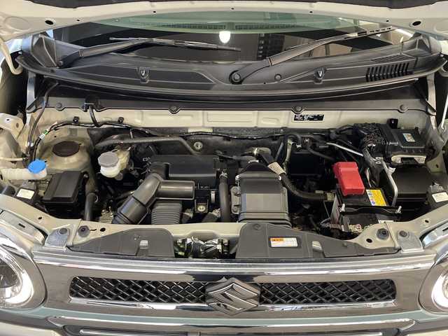 スズキ ハスラー Jスタイル ターボ 福島県 2021(令3)年 1.3万km オフブルーメタリック/ガンメタリック2トーンルーフ 9インチメーカーナビ/・フルセグTV/・Bluetooth接続/・DVD再生/・USB入力端子/・AppleCarPlay/・AndroidAuto/全方位カメラ/SUZUKI Safety Support/・デュアルカメラブレーキサポート/・後退時ブレーキサポート/・誤発進抑制機能/・後方誤発進抑制機能/・車線逸脱抑制機能/・車線逸脱警報機能/・ふらつき警報機能/・標識認識機能/・ACC（アダプティブクルーズコントロール）/・先行車発進お知らせ機能/プッシュスタート/スマートキー/スペアキー×１/前席シートヒーター/オートエアコン（ナノイーX搭載）/ビルトインETC2.0/3カメラドラレコ（前・後・車内）/純正フロアマット/純正15インチアルミホイール/LEDオートライト・オートハイビーム/取扱説明書/保証書