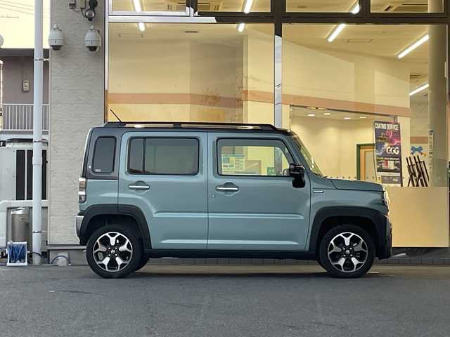 スズキ ハスラー Jスタイル ターボ 福島県 2021(令3)年 1.3万km オフブルーメタリック/ガンメタリック2トーンルーフ 9インチメーカーナビ/・フルセグTV/・Bluetooth接続/・DVD再生/・USB入力端子/・AppleCarPlay/・AndroidAuto/全方位カメラ/SUZUKI Safety Support/・デュアルカメラブレーキサポート/・後退時ブレーキサポート/・誤発進抑制機能/・後方誤発進抑制機能/・車線逸脱抑制機能/・車線逸脱警報機能/・ふらつき警報機能/・標識認識機能/・ACC（アダプティブクルーズコントロール）/・先行車発進お知らせ機能/プッシュスタート/スマートキー/スペアキー×１/前席シートヒーター/オートエアコン（ナノイーX搭載）/ビルトインETC2.0/3カメラドラレコ（前・後・車内）/純正フロアマット/純正15インチアルミホイール/LEDオートライト・オートハイビーム/取扱説明書/保証書