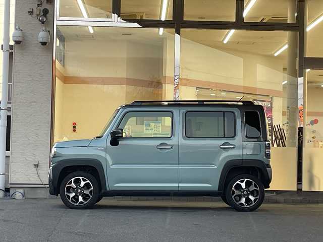 スズキ ハスラー Jスタイル ターボ 福島県 2021(令3)年 1.3万km オフブルーメタリック/ガンメタリック2トーンルーフ 9インチメーカーナビ/・フルセグTV/・Bluetooth接続/・DVD再生/・USB入力端子/・AppleCarPlay/・AndroidAuto/全方位カメラ/SUZUKI Safety Support/・デュアルカメラブレーキサポート/・後退時ブレーキサポート/・誤発進抑制機能/・後方誤発進抑制機能/・車線逸脱抑制機能/・車線逸脱警報機能/・ふらつき警報機能/・標識認識機能/・ACC（アダプティブクルーズコントロール）/・先行車発進お知らせ機能/プッシュスタート/スマートキー/スペアキー×１/前席シートヒーター/オートエアコン（ナノイーX搭載）/ビルトインETC2.0/3カメラドラレコ（前・後・車内）/純正フロアマット/純正15インチアルミホイール/LEDオートライト・オートハイビーム/取扱説明書/保証書