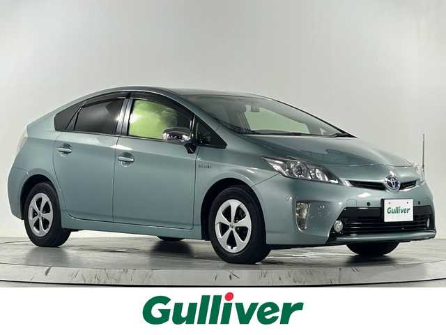 トヨタ プリウス G 佐賀県 2013(平25)年 4.2万km フロスティーグリーンマイカ 純正7インチナビ/フルセグTV/Bluetooth/CD/DVD/バックカメラ/ビルトインETC/クルーズコントロール/コーナーセンサー/前方後方ドライブレコーダー/パワーシート/純正フロアマット