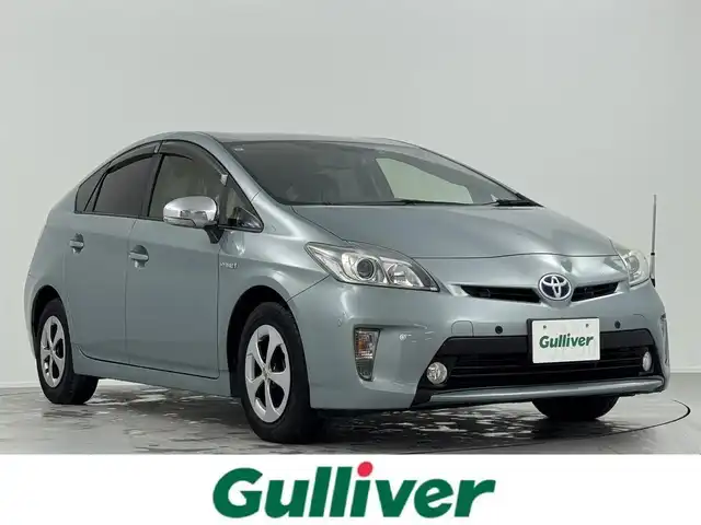 トヨタ プリウス G 熊本県 2013(平25)年 4.2万km フロスティーグリーンマイカ 純正7インチナビ/フルセグTV/Bluetooth/CD/DVD/バックカメラ/ビルトインETC/クルーズコントロール/コーナーセンサー/前方後方ドライブレコーダー/パワーシート/純正フロアマット
