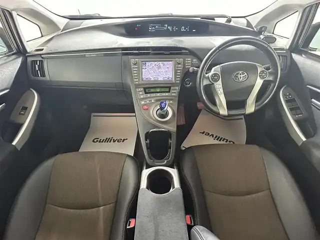 トヨタ プリウス G 佐賀県 2013(平25)年 4.2万km フロスティーグリーンマイカ 純正7インチナビ/フルセグTV/Bluetooth/CD/DVD/バックカメラ/ビルトインETC/クルーズコントロール/コーナーセンサー/前方後方ドライブレコーダー/パワーシート/純正フロアマット