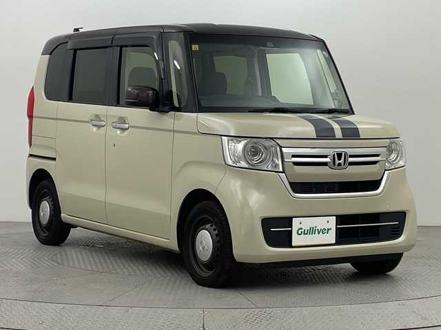 ホンダ Ｎ ＢＯＸ L 新潟県 2023(令5)年 3.4万km プレミアムアイボリーパールⅡ プッシュスタート/スマートキー/スペアキー1本/ETC/両側パワースライドドア/シートヒーター　D席/N席/ミラーヒーター/コーナーセンサー/キセノン/冬タイヤ4本セット