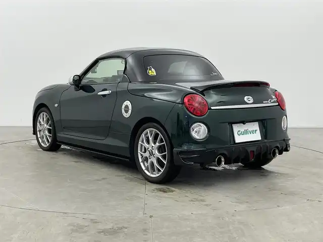 ダイハツ コペン セロ 富山県 2015(平27)年 4.4万km ブリティッシュグリーンマイカ 社外ナビ（bluetooth）/フルセグTV/バックカメラ/ETC/社外前後ドラレコ（DRY-V2）/社外BBS１６インチAW/社外フルエアロ/社外HKSマフラー/社外レーダー（super cat）/サブコン/運転席・助手席シートヒーター/スマートキー/プッシュスタート/LEDヘッドライト/フォグ/横滑防止装置/純正マット/パドルシフト/保証書、取説