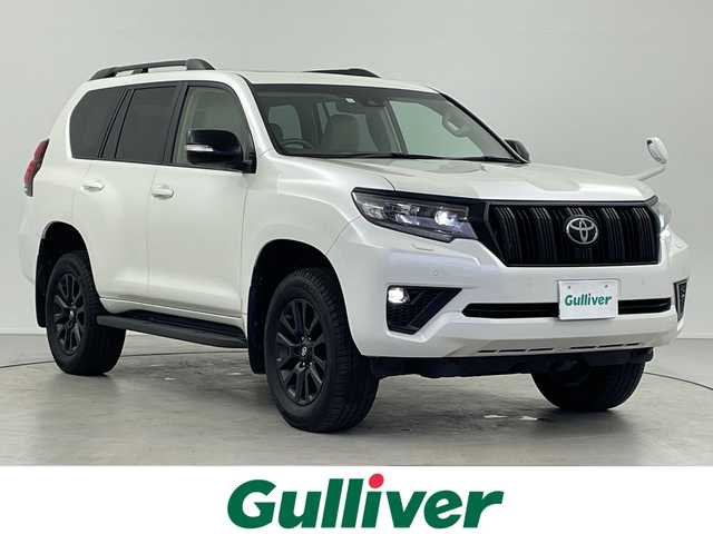 トヨタ ランドクルーザー プラド TX Lパッケージ マットブラED 岐阜県 2023(令5)年 2.3万km ホワイトパールクリスタルシャイン サンルーフ/ベージュレザーシート/シートヒーター/ベンチレーション/パワーシート/9インチ純正SDナビ【NSZT-Y68T】/CD/DVD/Bluetooth/フルセグTV/バックカメラ/プリクラッシュセーフティシステム/レーントレーシングアシスト/レーダークルーズコントロール/オートマチックハイビーム/オートLEDヘッドライト/ETC/トランスファースイッチ/ヘッドライトウォッシャー/電動格納ミラー/オートリトラミラー/MTモード付/ルーフレール/スマートキー/プッシュスタート/純正18インチアルミホイール/純正フロアマット
