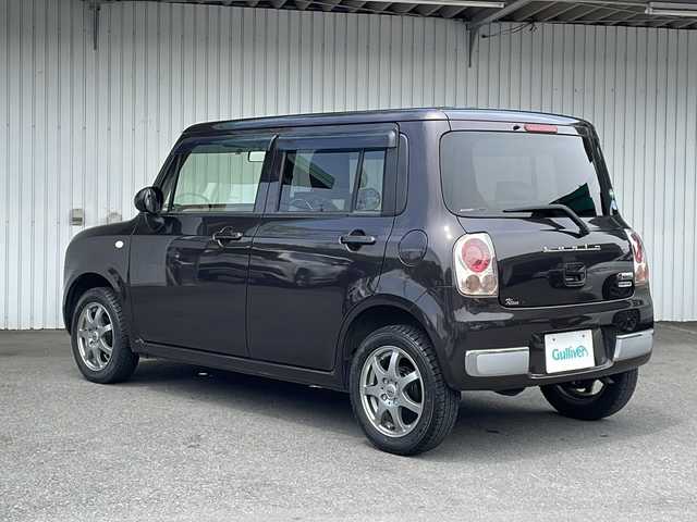 スズキ ラパン ショコラ G 長野県 2015(平27)年 3.9万km アーバンブラウンパールメタリック ４WD/純正CD/ETC/ポータブルナビ/シートヒーター /社外１４インチアルミ/ホイール付夏タイヤ積込/プッシュスタートエンジン/スペアキー