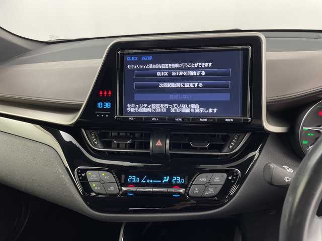 トヨタ Ｃ－ＨＲ G LEDエディション 鹿児島県 2018(平30)年 9.4万km ブラックマイカ 純正9型SDナビ/Bluetooth/CD/DVD/フルセグテレビ/プリクラッシュセーフティ/レーンキープアシスト/レーダークルーズコントロール/オートハイビーム/ETC/ドライブレコーダー/TRDエアロパーツ/ブラインドスポットモニター/電動格納ミラー/スペアキー