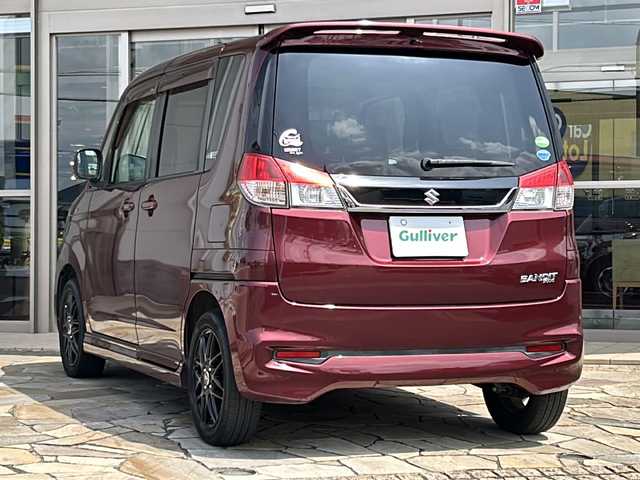 スズキ ソリオ バンディット 静岡県 2012(平24)年 9.7万km クラッシーレッドパール 社外ナビ  /（Bluetooth／CD／DVD／フルセグTV）  /両側電動スライドドア  /ビルトインETC  /LEDヘッドライト  /オートライト  /盗難防止装置 /社外アルミホイール  /社外フロアマット/パワーステアリング /パワーウィンドウ  /プッシュスタート  /スマートキー