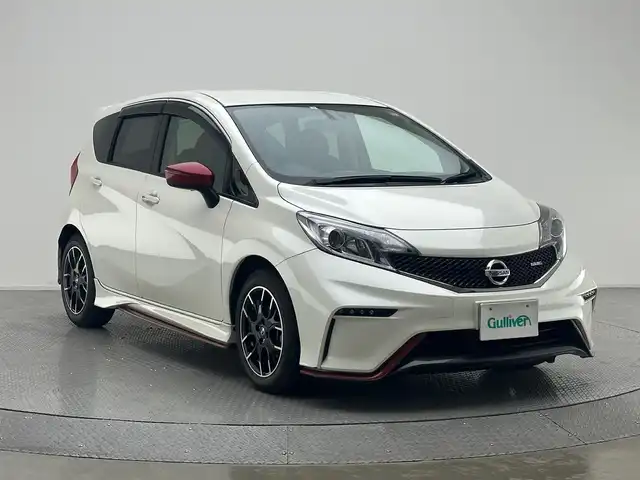 日産 ノート ニスモ 兵庫県 2015(平27)年 3.5万km ナイトベールパープル 社外メモリナビ(Bluetooth/フルセグ)/バックカメラ/LEDヘッドライト/アイドリングストップ/純正16インチアルミホイール/純正フロアマット/前後ドライブレコーダー/ドアバイザー/ETC/オートライト