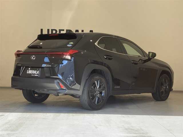 レクサス ＵＸ 250h バージョンC 熊本県 2020(令2)年 3.8万km グラファイトブラックガラスフレーク ・ワンオーナー/・スマートキー/・プッシュスタート/・プリクラッシュセーフティ/・パーキングサポートアラート/・ブラインドスポットモニター/・道路標識認識/・先行車発進告知/・オートマチックハイビーム/・クルーズコントロール(追従式)/・レザーシート /・前席パワーシート/・前席シートヒーター /・ハンドルヒーター /・純正メモリナビ/　【BD・Bluetooth・USB・SD・AUX・MSV】/・フルセグTV/・全方位カメラ/・ETC2.0/・パワーバクドア/・LEDヘッドランプ/・LEDフォグランプ/・純正マット