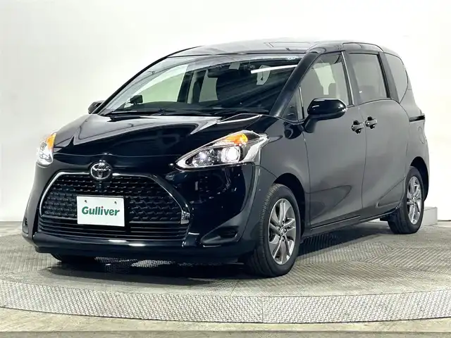 トヨタ シエンタ G 大阪府 2019(平31)年 2.8万km ブラックマイカ 純正ナビTV 360カメラ 両側パワースライドドア 衝突軽減ブレーキ レーンアシスト オートハイビーム スマートキー プッシュスタート オートエアコン 前後ドライブレコーダー ETC
