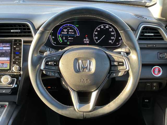 ホンダ インサイト EX 道東・釧路十勝 2019(平31)年 7.2万km クリスタルブラックパール 無限フルエアロ/無限グリル/ハーフレザー/純正エンジンスターター/ギャザーズメモリナビ　/　(AM/FM/CD/DVD/BT/HDMI)/フルセグTV/バックカメラ/衝突被害軽減ブレーキ/レーンキープアシスト/誤発進抑制機能/後方誤発進抑制機能/ブラインドスポットインフォメーション/レーダークルーズコントロール/後コーナーセンサー/前席シートヒーター/前席パワーシート/2.0ETC/パドルシフト/横滑り防止装置/電動パーキング/ブレーキホールド/LEDヘッドライト/LEDフォグランプ/革巻きステアリング/ステアリングスイッチ/スペアキー