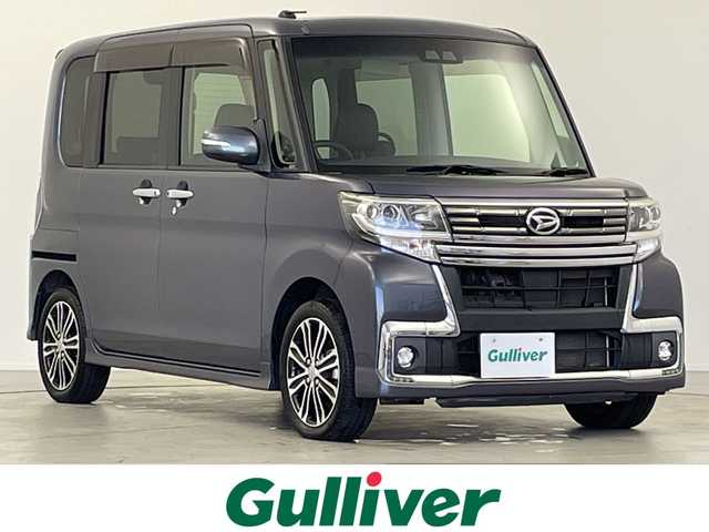 ダイハツ タント カスタム RS トップED SA Ⅲ 大阪府 2017(平29)年 4.5万km メテオライトグレーイリュージョナルP ECLIPSEナビ/CD/DVD/Bluetooth/フルセグTV/バックカメラ/両側パワースライドドア/シートヒーター/スマートアシストIII/衝突軽減ブレーキ/誤発信抑制制御機能/オートハイビーム/先行発進車お知らせ機能/コーナーセンサー/オートLEDヘッドライト/フォグランプ/ETC/純正フロアマット/純正15インチアルミホイール/スマートキー/スペアキー/プッシュスタート/ドアバイザー