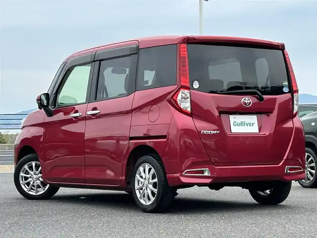 トヨタ ルーミー G 島根県 2018(平30)年 12.8万km マゼンタベリーマイカM 4WD/純正ナビ/CD/DVD/DTV/Bluetooth/バックカメラ/クルーズコントロール/両側パワースライドドア/シートヒーター /ドライブレコーダー/ETC/スマートキー/スペアキー /プッシュスタート /電動格納ミラー/純正フロアマット/純正ドアバイザー/アイドリングストップ