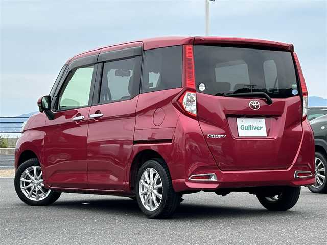 トヨタ ルーミー G 島根県 2018(平30)年 12.8万km マゼンタベリーマイカM 4WD/純正ナビ/CD/DVD/DTV/Bluetooth/バックカメラ/クルーズコントロール/両側パワースライドドア/シートヒーター /ドライブレコーダー/ETC/スマートキー/スペアキー /プッシュスタート /電動格納ミラー/純正フロアマット/純正ドアバイザー/アイドリングストップ