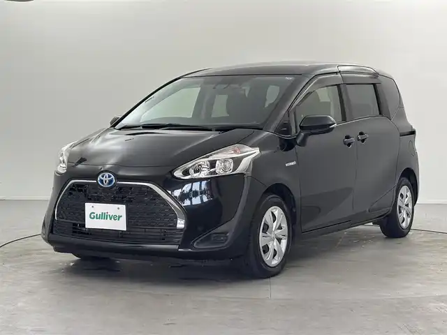 トヨタ シエンタ ハイブリッド G 福井県 2018(平30)年 2.5万km ブラックマイカ ７人乗り/3列シート/社外メモリナビ【AVIC-RW802】/CD/DVD/フルセグTV/Bluetooth/HDMI/USB/AM/FM/バックッカメラ /Toyota Safety Sense//・プリクラッシュセーフティ/・レーンディパーチャーアラート/・オートマチックハイビーム/・車両接近通報装置/・電子制御ブレーキシステム/・ヒルスタートアシストコントロール/クルーズコントロール/ビルトインETC/オートライト LED/プッシュスタート /両側パワースライドドア